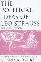 The political thought of Leo Strauss /