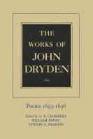 Works of John Dryden.