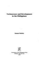 Technocracy and development in the Philippines /
