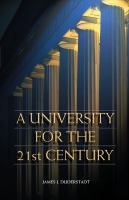 A university for the 21st century /
