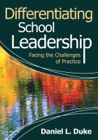 Differentiating school leadership : facing the challenges of practice