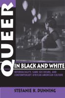 Queer in Black and White : Interraciality, Same Sex Desire, and Contemporary African American Culture.