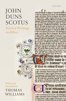 John Duns Scotus : selected writings on ethics /