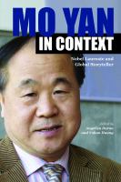 Mo Yan in Context : Nobel Laureate and Global Storyteller.