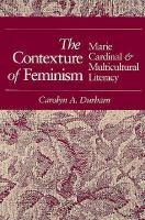 The contexture of feminism : Marie Cardinal and multicultural literacy /