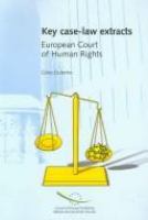 Key case-law extracts : European Court of Human Rights /