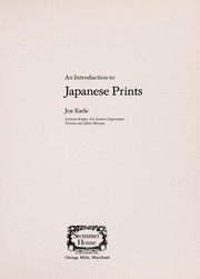 An introduction to Japanese prints /