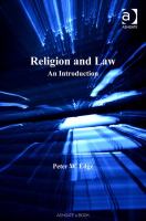 Religion and law an introduction /