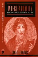 Intertextuality and the reading of Roman poetry