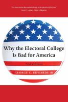 Why the electoral college is bad for America /
