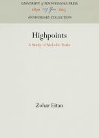 Highpoints : a Study of Melodic Peaks /