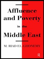 Affluence and poverty in the Middle East