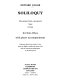 Soliloquy : movement from a projected suite (1930) for solo oboe with piano accompaniment /