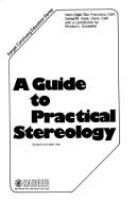 A guide to practical stereology /