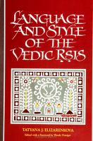 Language and style of the Vedic Rsịs /