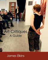 Art critiques : a guide /