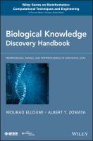 Biological knowledge discovery handbook preprocessing, mining, and postprocessing of biological data /