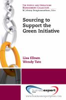 Sourcing to Support the Green Initiative.
