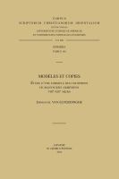 Modeles et copies : étude d'une formule des colophons de manuscrits arméniens, VIIIe-XIXe siècles /