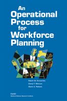 An operational process for workforce planning