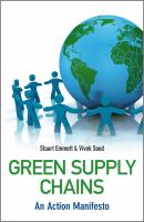 Green Supply Chains : An Action Manifesto.