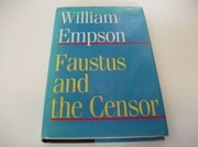 Faustus and the censor : The English Faust-book and Marlowe's Doctor Faustus /