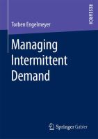Managing Intermittent Demand