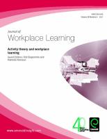 Activity Theory and Workplace Learning.