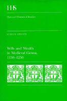 Wills and wealth in medieval Genoa, 1150-1250 /