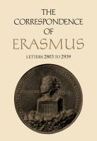 The Correspondence of Erasmus : Letters 2803 to 2939, Volume 20.