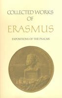 Collected Works of Erasmus : Expositions of the Psalms, Volume 64 /