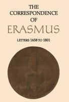 The correspondence of Erasmus : Letters 1658 to 1801 ; January 1526-March 1527 /