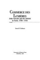 Commerce des lumières : John Oswald and the British in Paris, 1790-1793 /