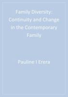 Family Diversity : Continuity and Change in the Contemporary Family.