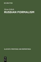 Russian Formalism : History - Doctrine.