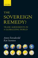 The sovereign remedy? : trade agreements in a globalizing world /