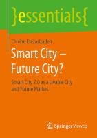 Smart city - future city? Smart City 2.0 as a livable city and future market /