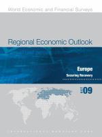 Regional Economic Outlook : Europe, October 2009.