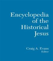 The Routledge Encyclopedia of the Historical Jesus.