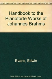 Handbook to the chamber & orchestral music of Johannes Brahms; historical and descriptive account of each work with exhaustive structural, thematic and rhythmical analyses, and a complete rhythmical chart of each movement. Complete guide for student, concert-goer and pianist.