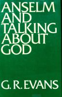 Anselm and talking about God /
