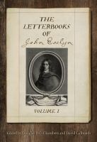 The letterbooks of John Evelyn