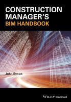 Construction manager's BIM handbook