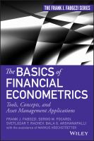 The basics of financial econometrics tools, concepts, and asset management applications /