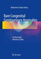 Rare Congenital Genitourinary Anomalies An Illustrated Reference Guide /