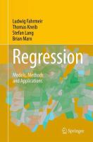 Regression Models, Methods and Applications /