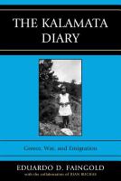 The Kalamata diary Greece, war, and emigration /
