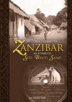 Historia ya jamii ya Zanzibar na nyimbo za Siti Binti Saad