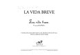 La vida breve : facsímil del manuscrito XXXV A1 del Archivo Manuel de Falla /