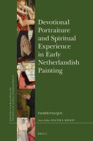 Devotional portraiture and spiritual experience in early Netherlandish painting